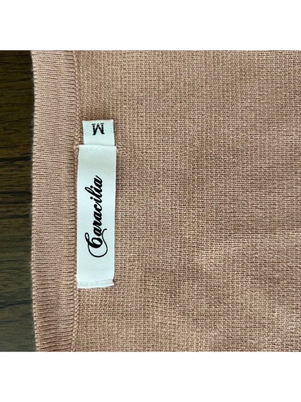 Caracilia Viscose Blend Open Front Long Cardigan Coat Duster Sweater Pockets M - Picture 4 of 10